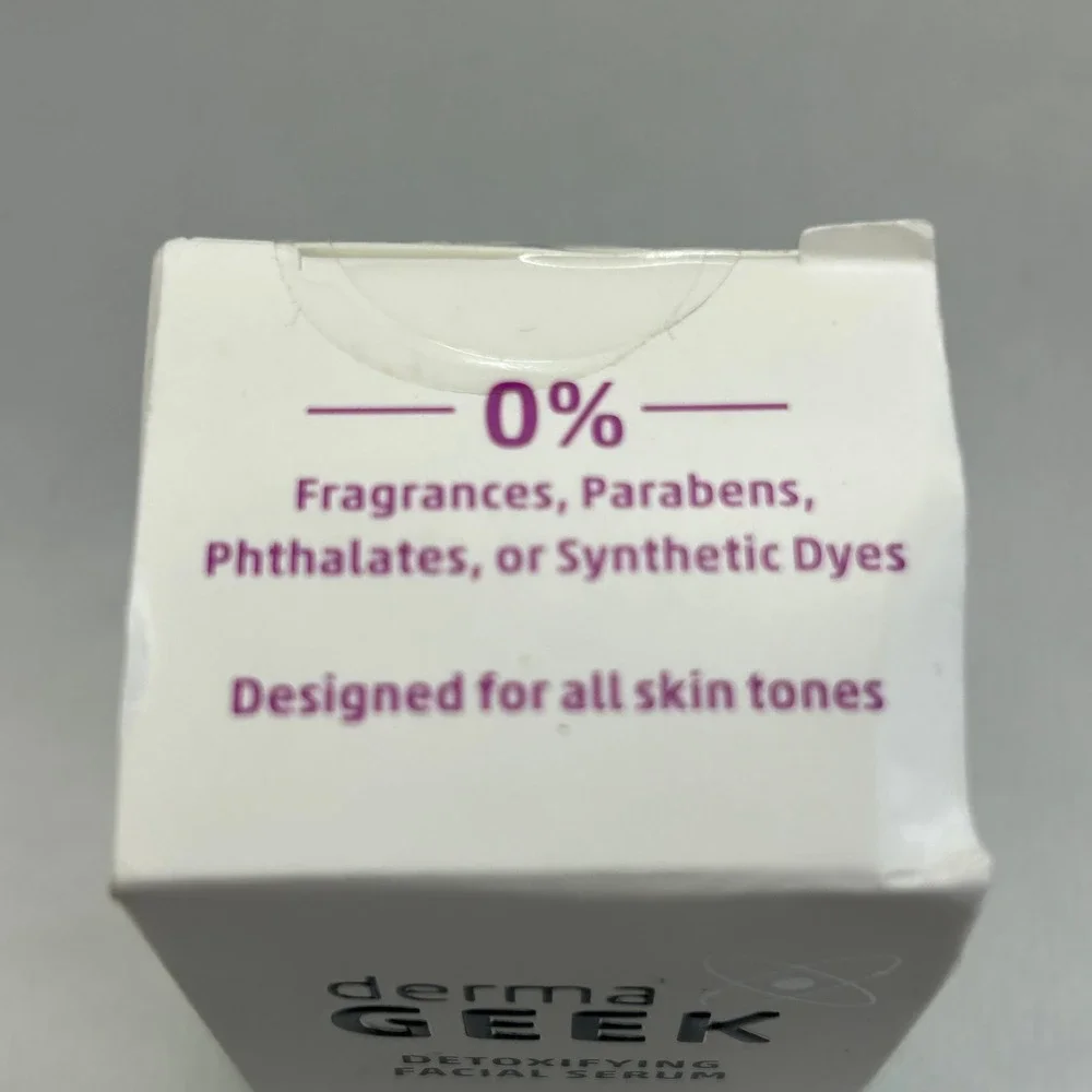 Derma GEEK Detoxifying Facial Serum 1.3oz 2% BHA BHA Serum Pore Exfoliant NEW